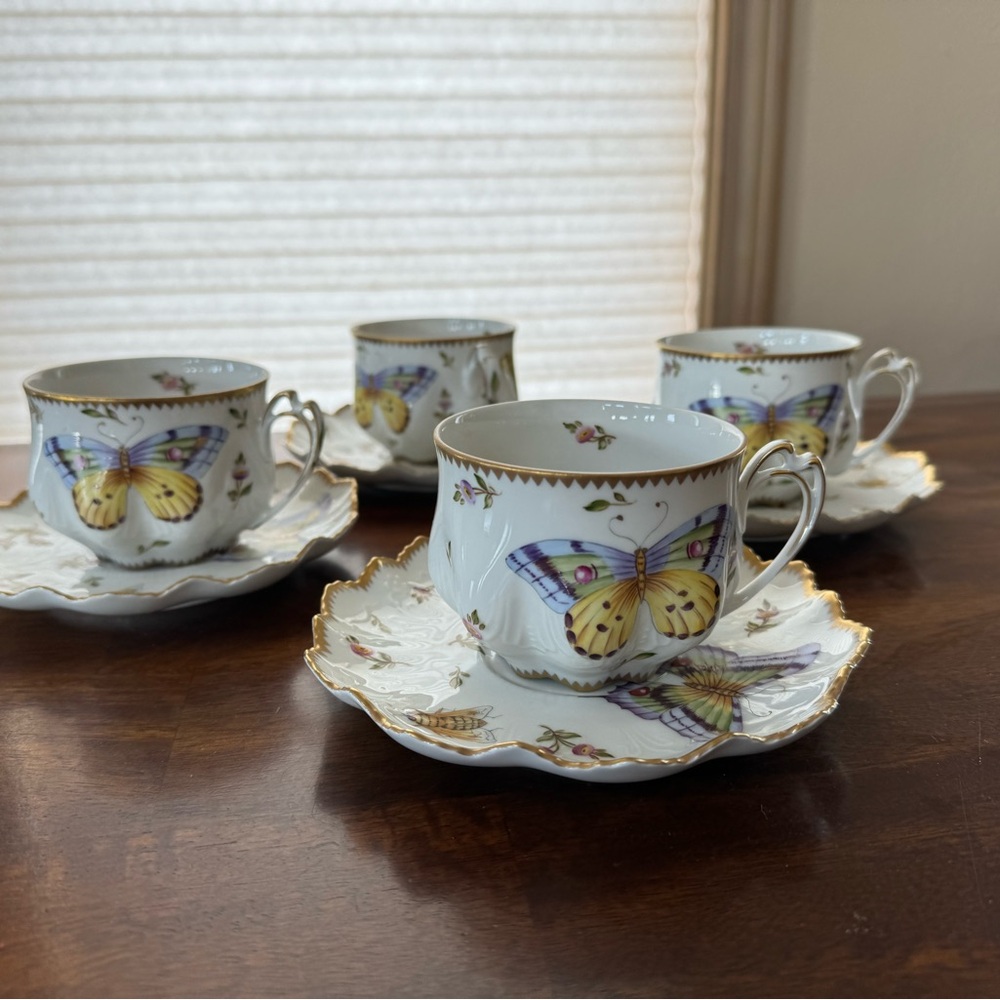 Set of 2 Anna Weatherley Budapest Spring (set of 2 cups and saucers)